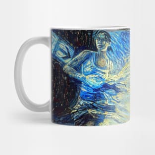 Portal Chell and GLaDOS Starry Night Mug